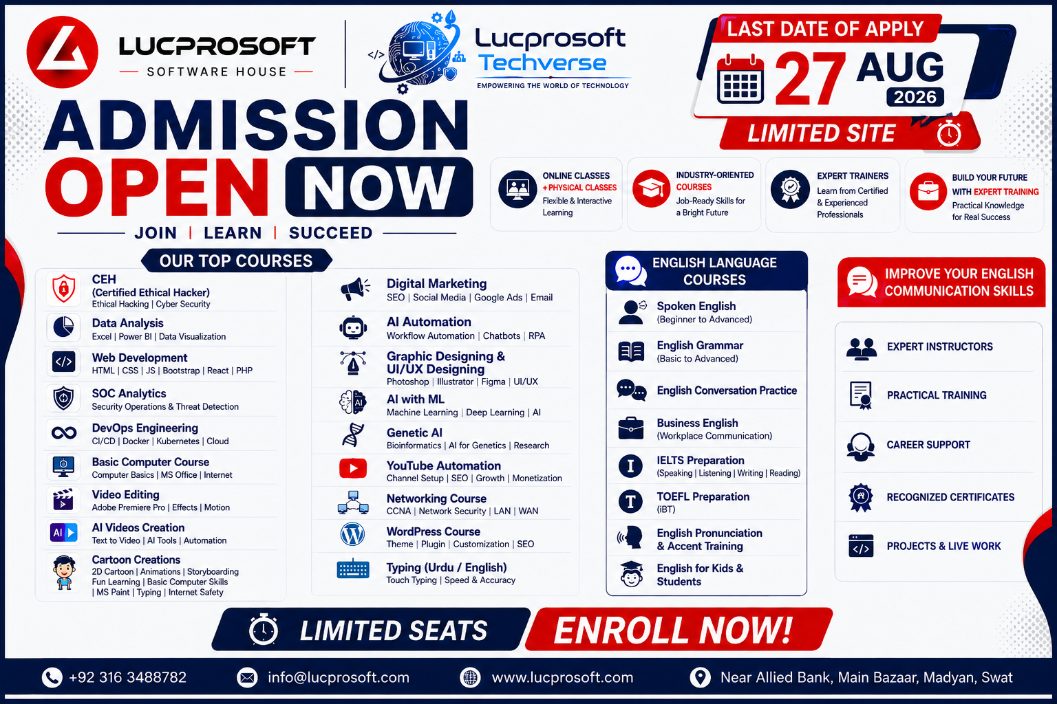 Lucprosoft Techverse Admission Open Now - Last Date 27 August 2026